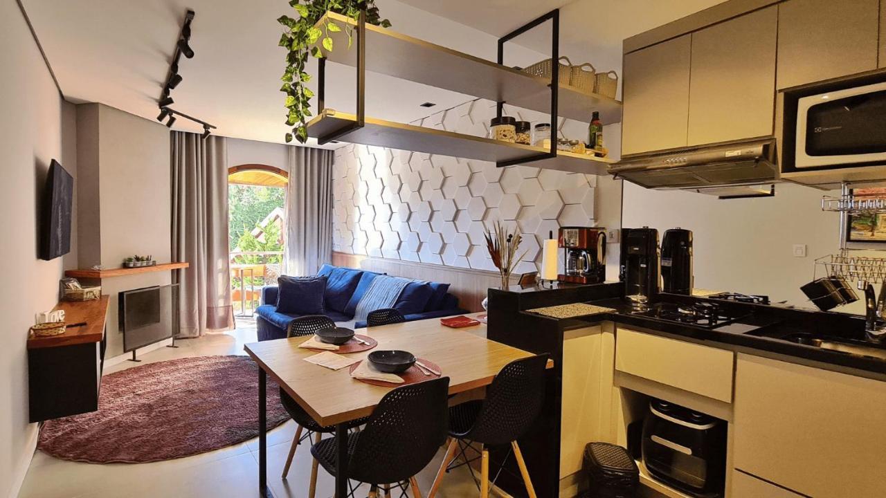 Апартаменты Duplex Luxo Com Piscina Aquecida, Lareira E Wifi Кампус-ду-Жордау Экстерьер фото